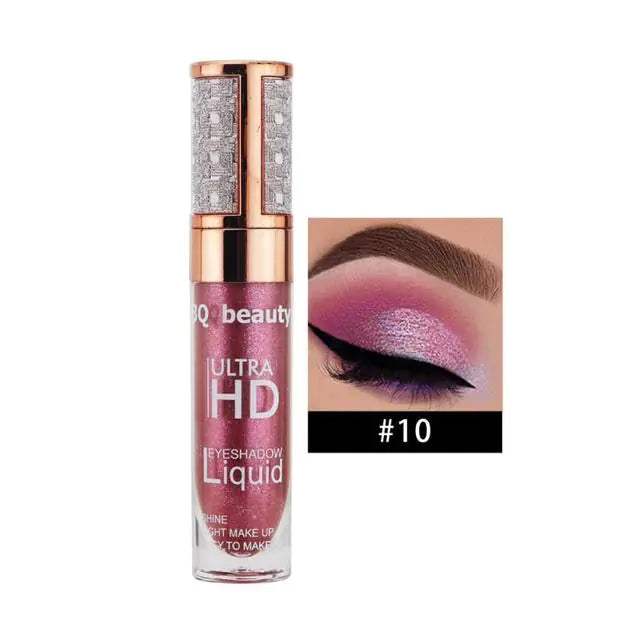 Diamond Liquid Eyeshadow with Pearlescent Glitter Shine