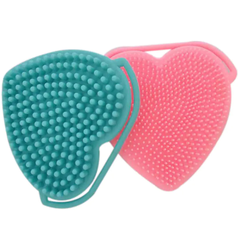 Silicone Heart-Shaped Facial Cleansing Brush (Double-Sided)