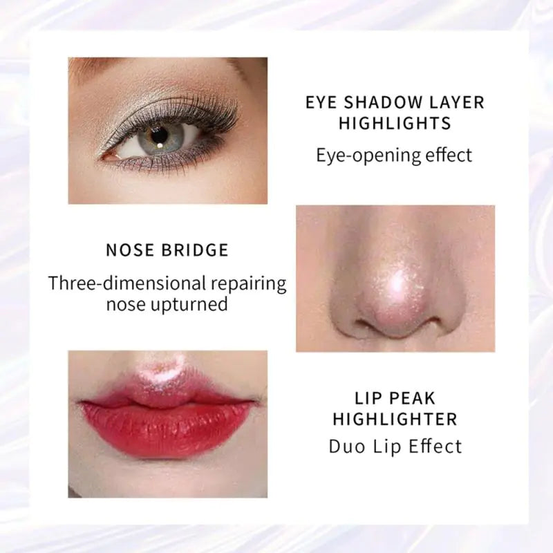 Diamond Liquid Eyeshadow with Pearlescent Glitter Shine