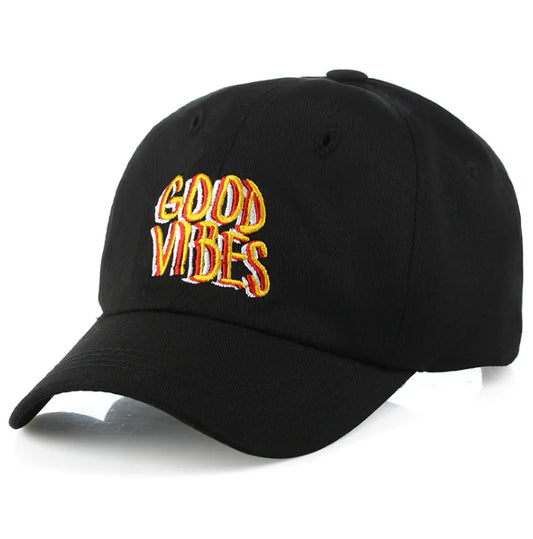 Embroidered Letter Baseball Cap - Duckbill Style